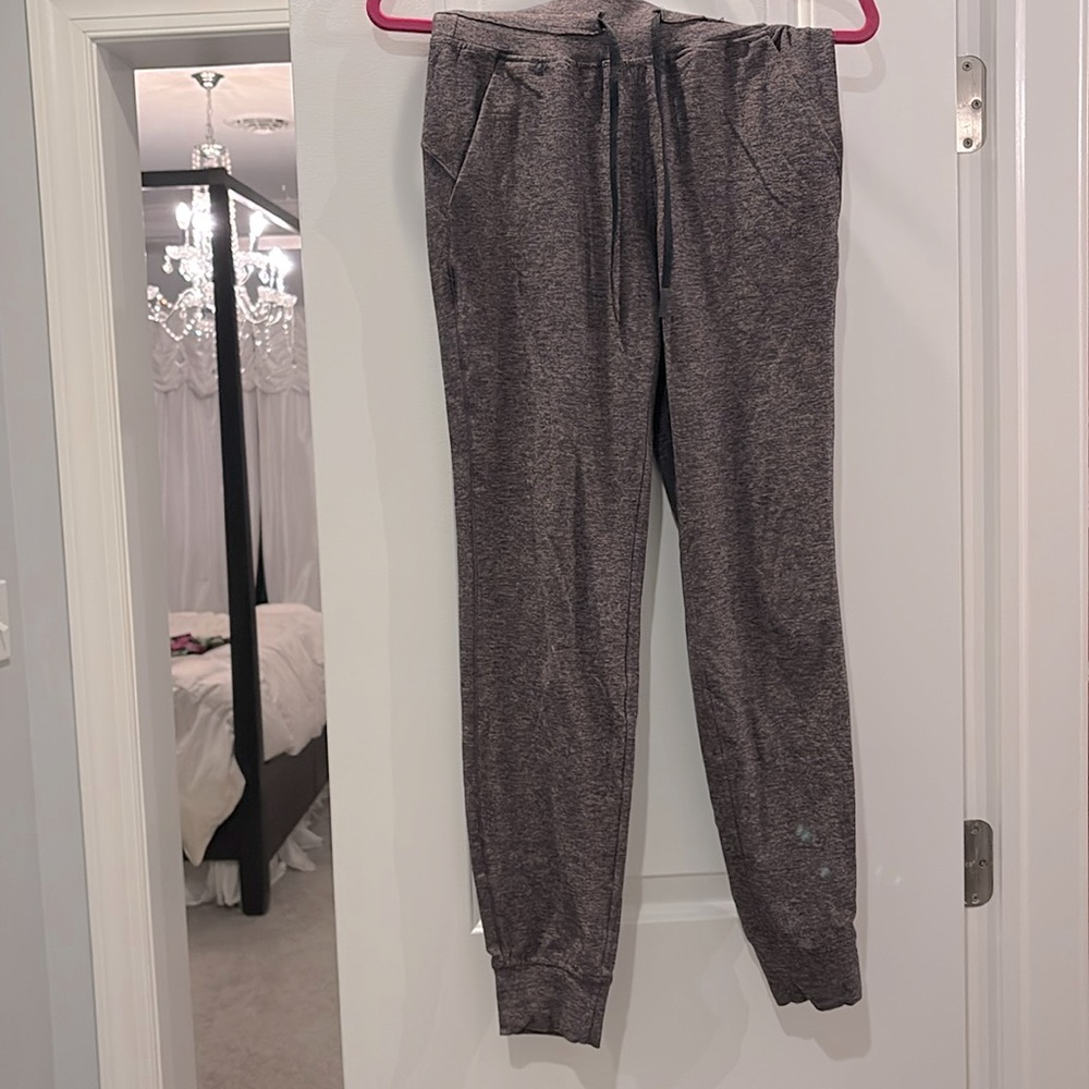 Lululemon dark purple heathered ALIGN jogger pants, drawstring waist